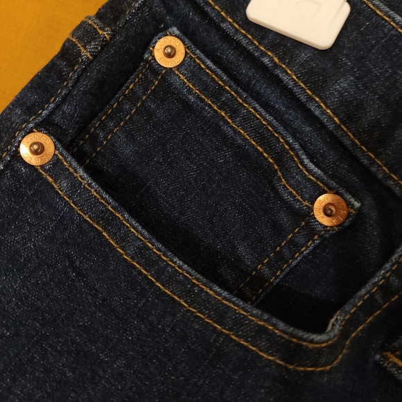 J. CREW Women's Billie Demi Boot Crop Jeans Size 29 Dark Wash AJ855 High Rise - Picture 4 of 15